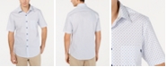 Tasso Elba Men's Stretch Mini-Dobby Foulard Shirt, Created for Macy's